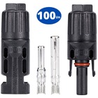 Conector Plug Mc4 Para Painel Cabo Solar Par Macho + Fêmea |